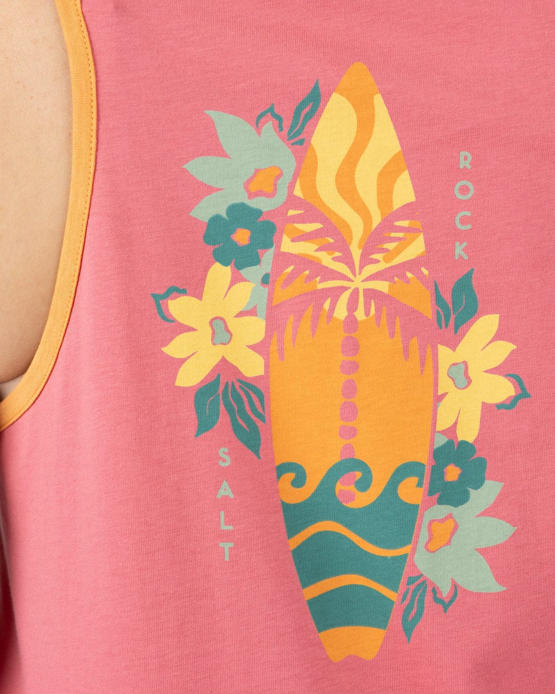 Sun Surfer - Womens Vest - Bright Pink - Image 6