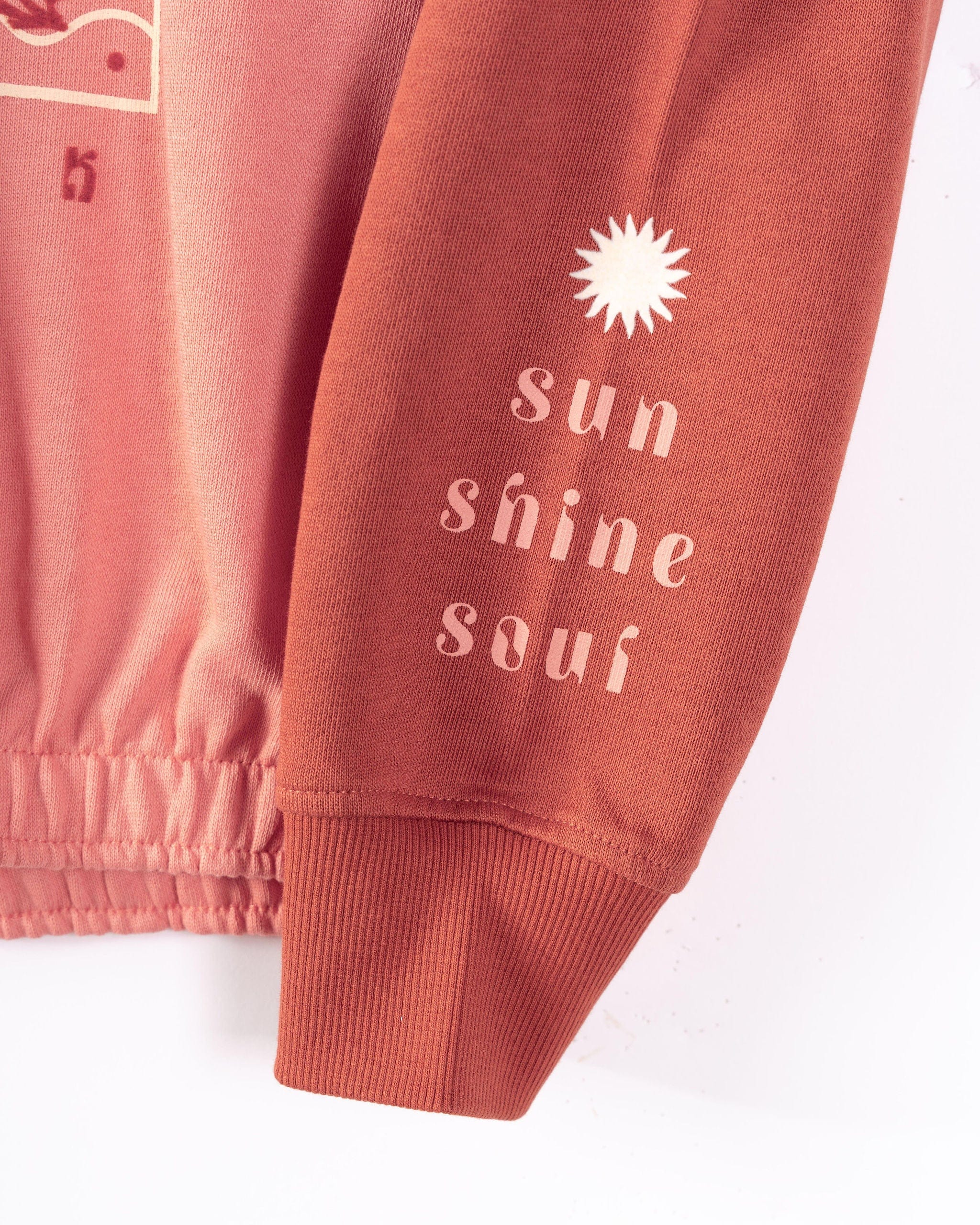 Sunshine Soul - Kids Oversized Sweatshirt - Coral - Image 3