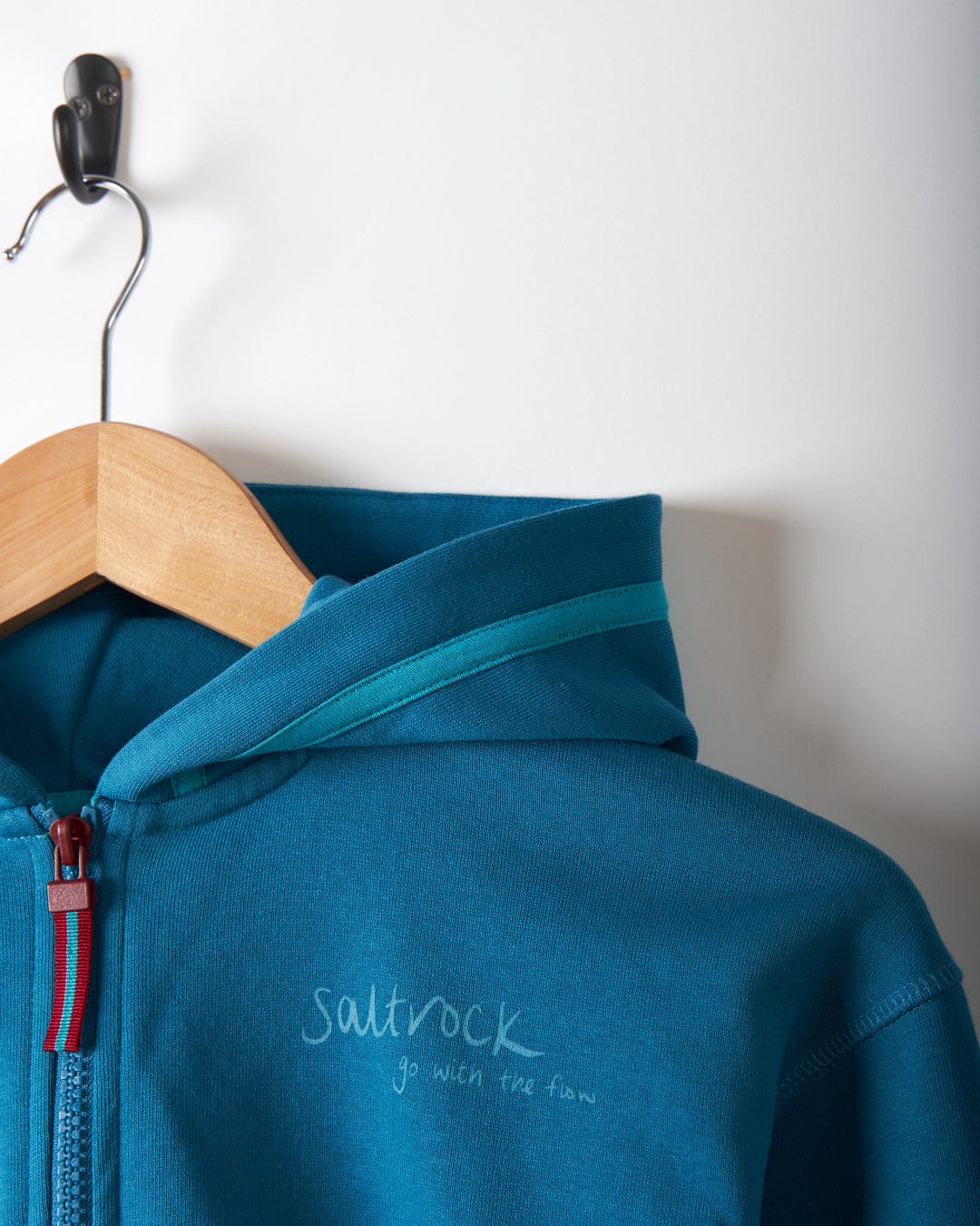Sup Girl - Kids Zip Hoodie - Blue - Image 4