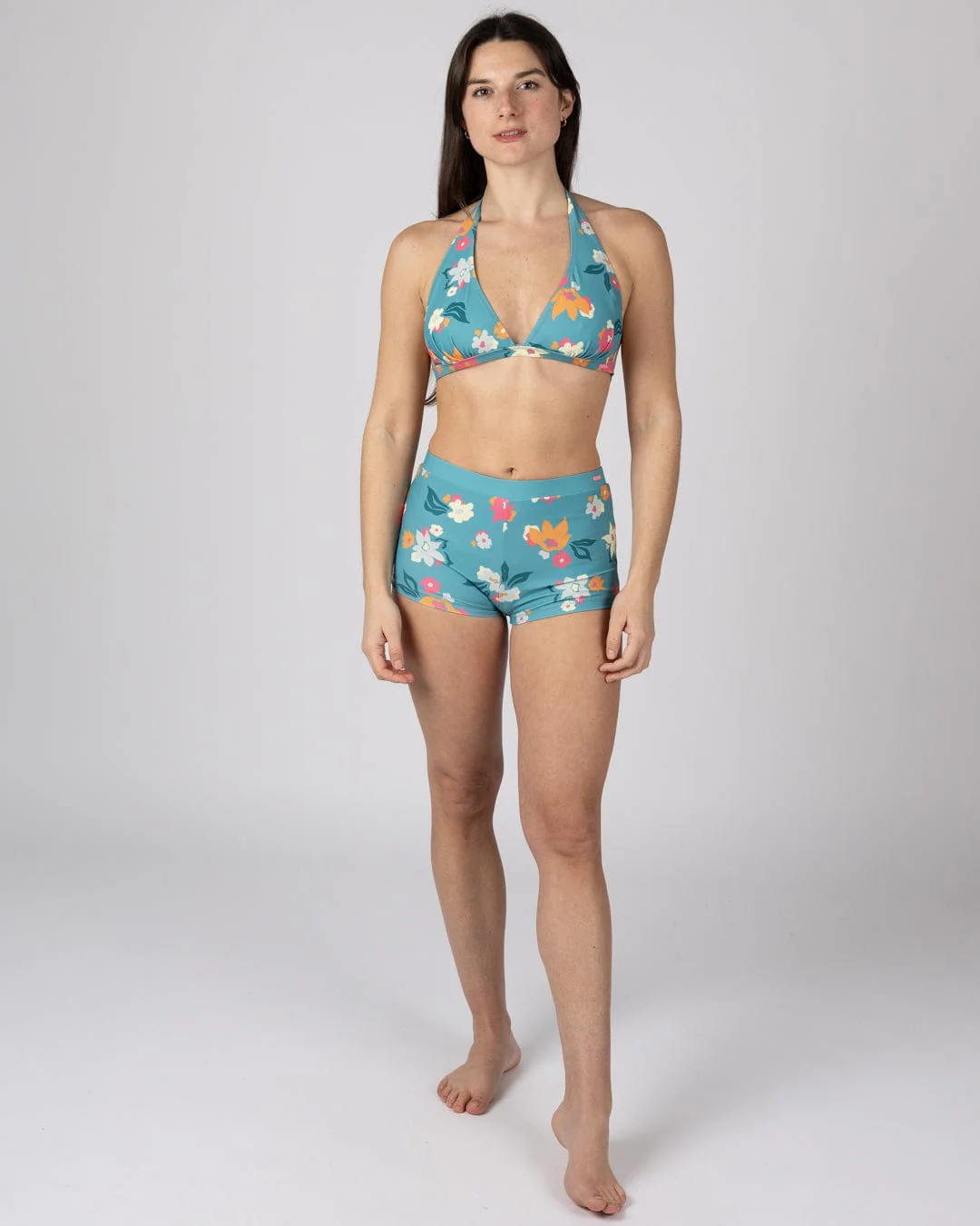 Surf Daze - Womens Bikini Top - Blue - Image 3