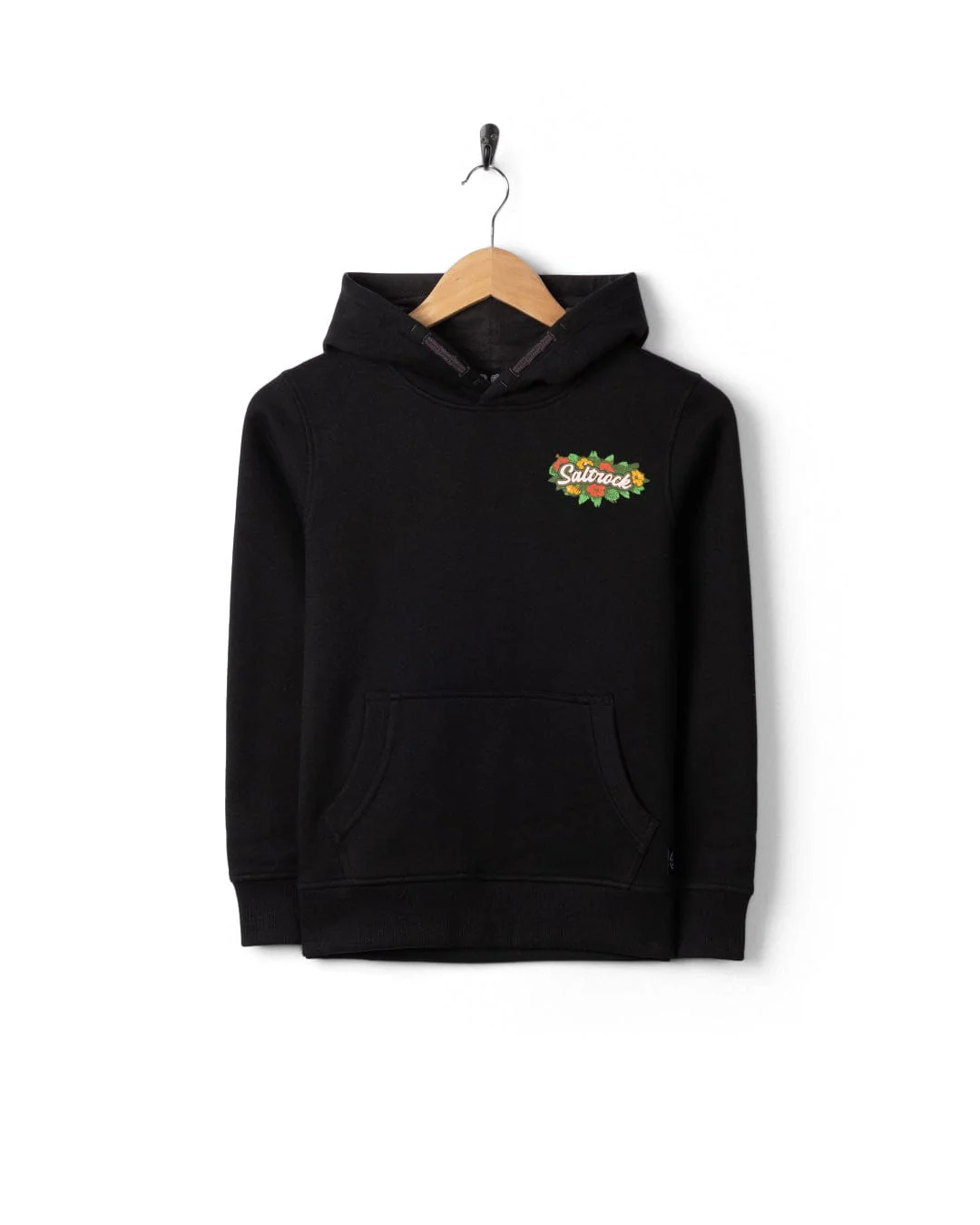 Surf Shack Cornwall - Kid's Pop Hoodie - Black - Image 3