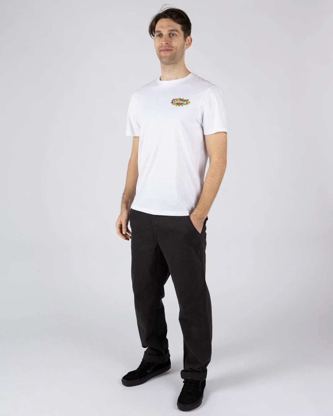 Surf Shack Wales - Mens T-Shirt - White - Image 5
