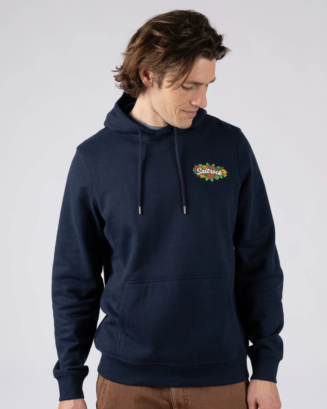 Surfshack Devon - Mens Pop Hoodie - Blue - Image 3