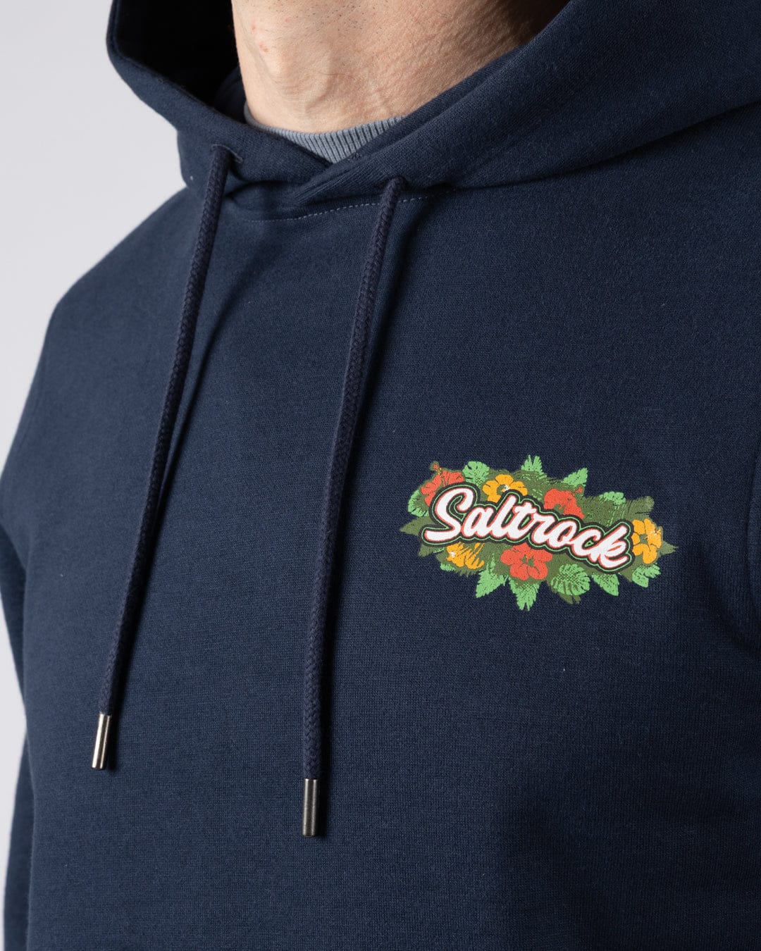 Surf Shack Wales - Mens Pop Hoodie - Blue - Image 4