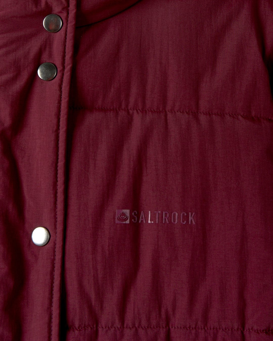 Tahoe - Womens Longline Padded Coat - Burgundy - Image 6