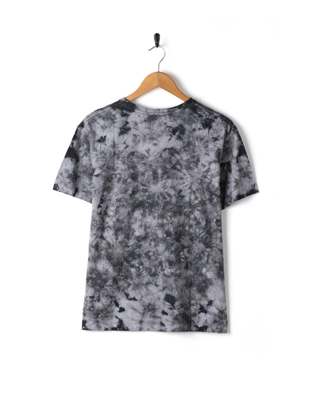 Tarot Moon - Womens Oversized Tie Dye T-Shirt - Black - Image 4