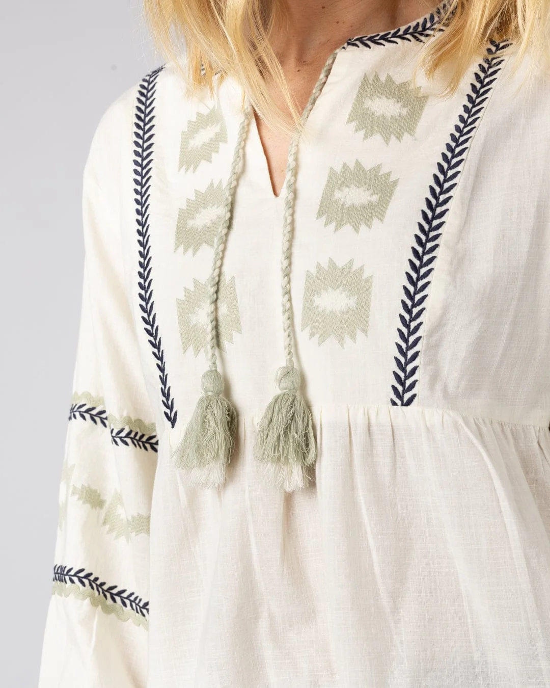 Tia - Womens Blouse - White - Image 3