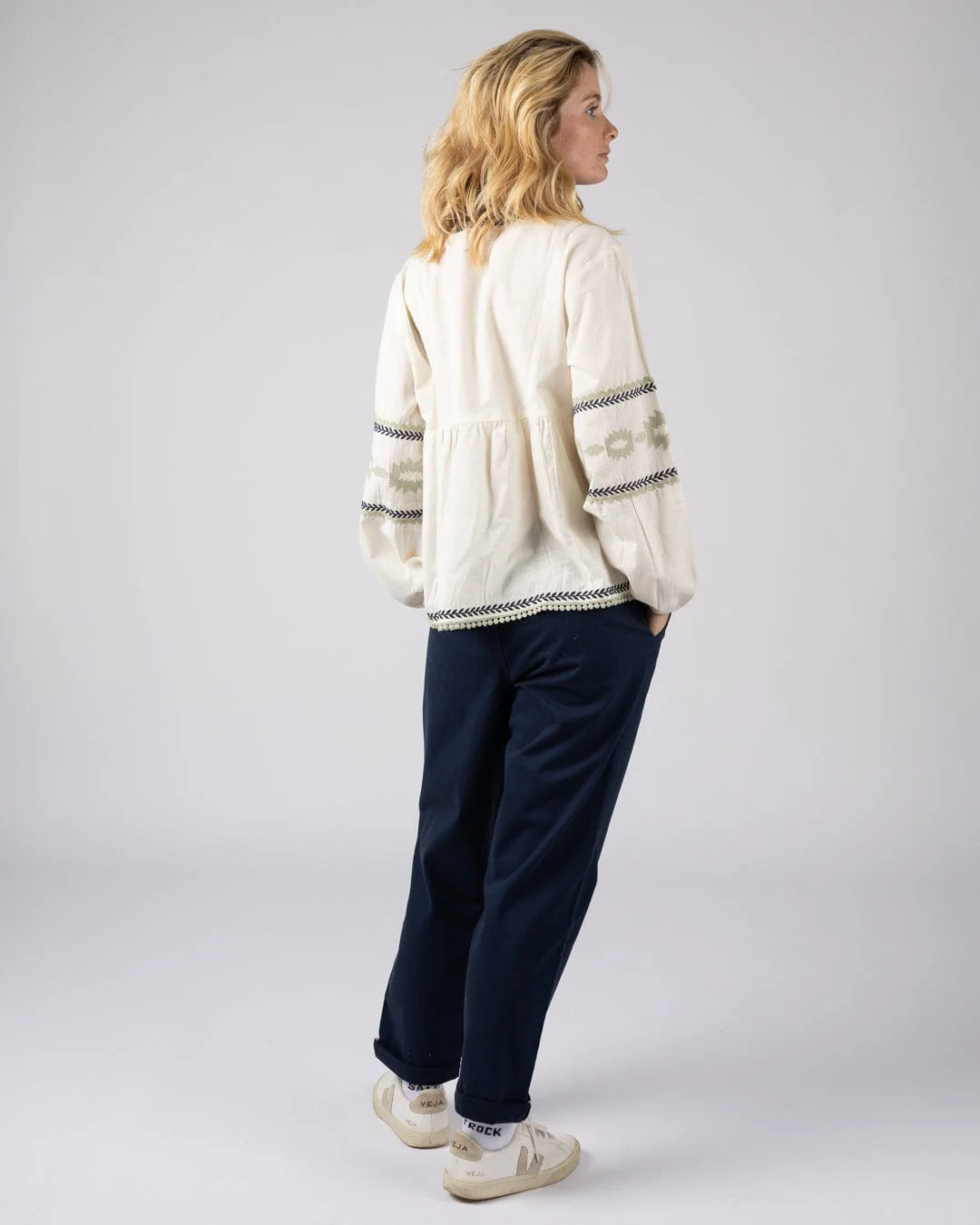 Tia - Womens Blouse - White - Image 6