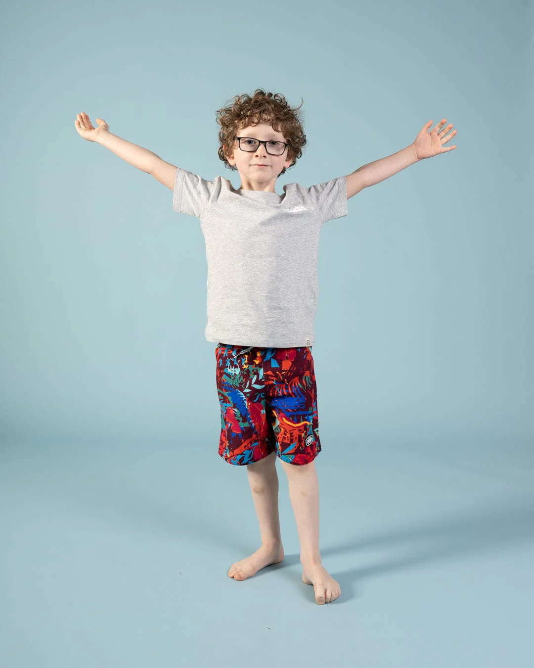 Tok Corp - Recycled Kids Short Sleeve T-Shirt - Grey - Image 4