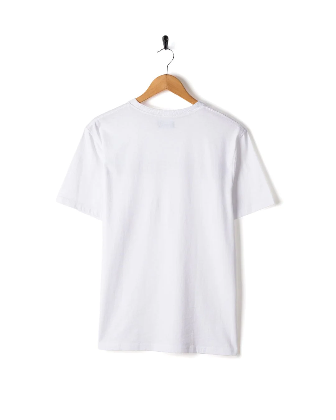 Torn Stripe - Mens Short Sleeve T-Shirt - White - Image 7