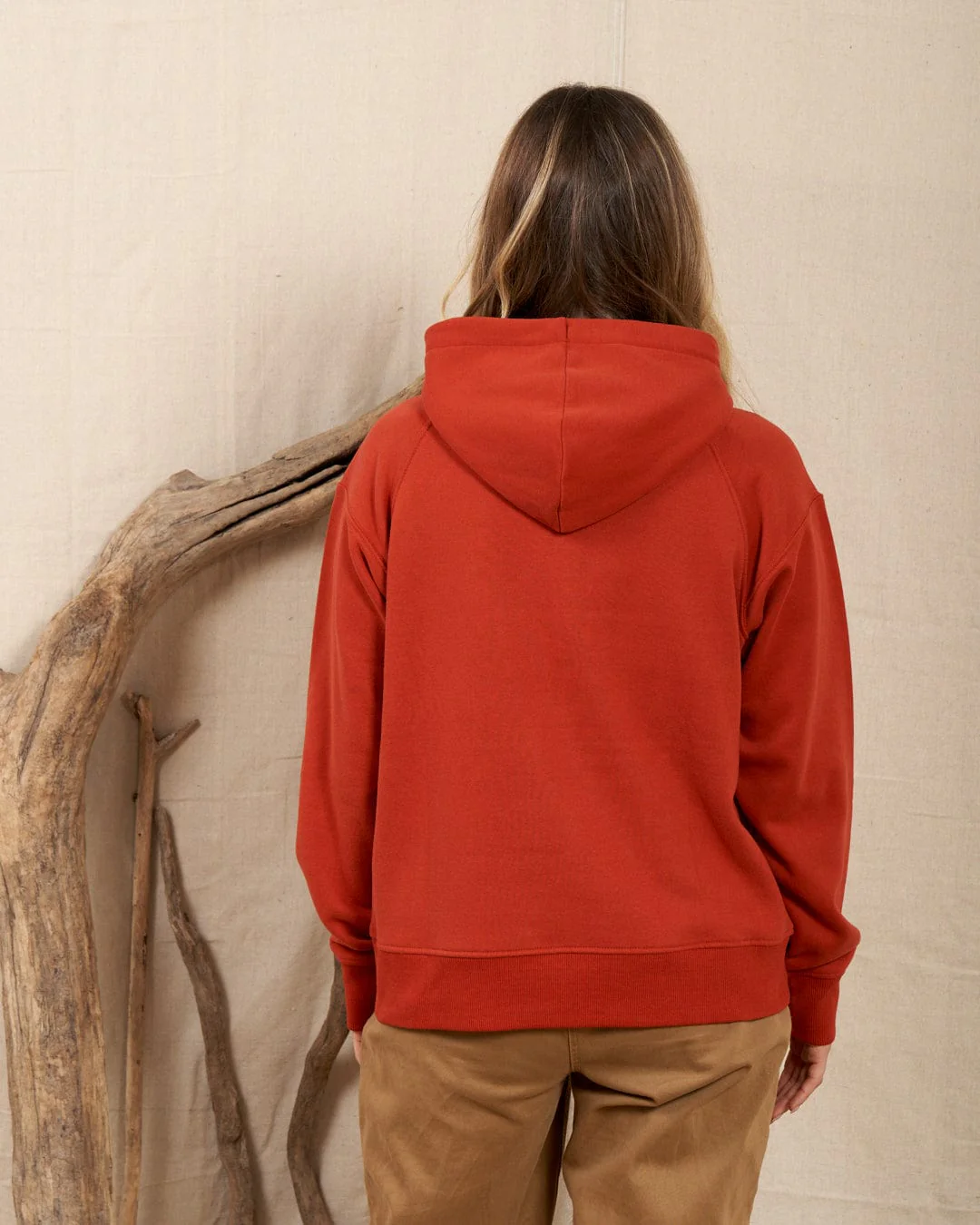 Trademark Original - Womens Recycled Pop Hoodie - Red - Image 10
