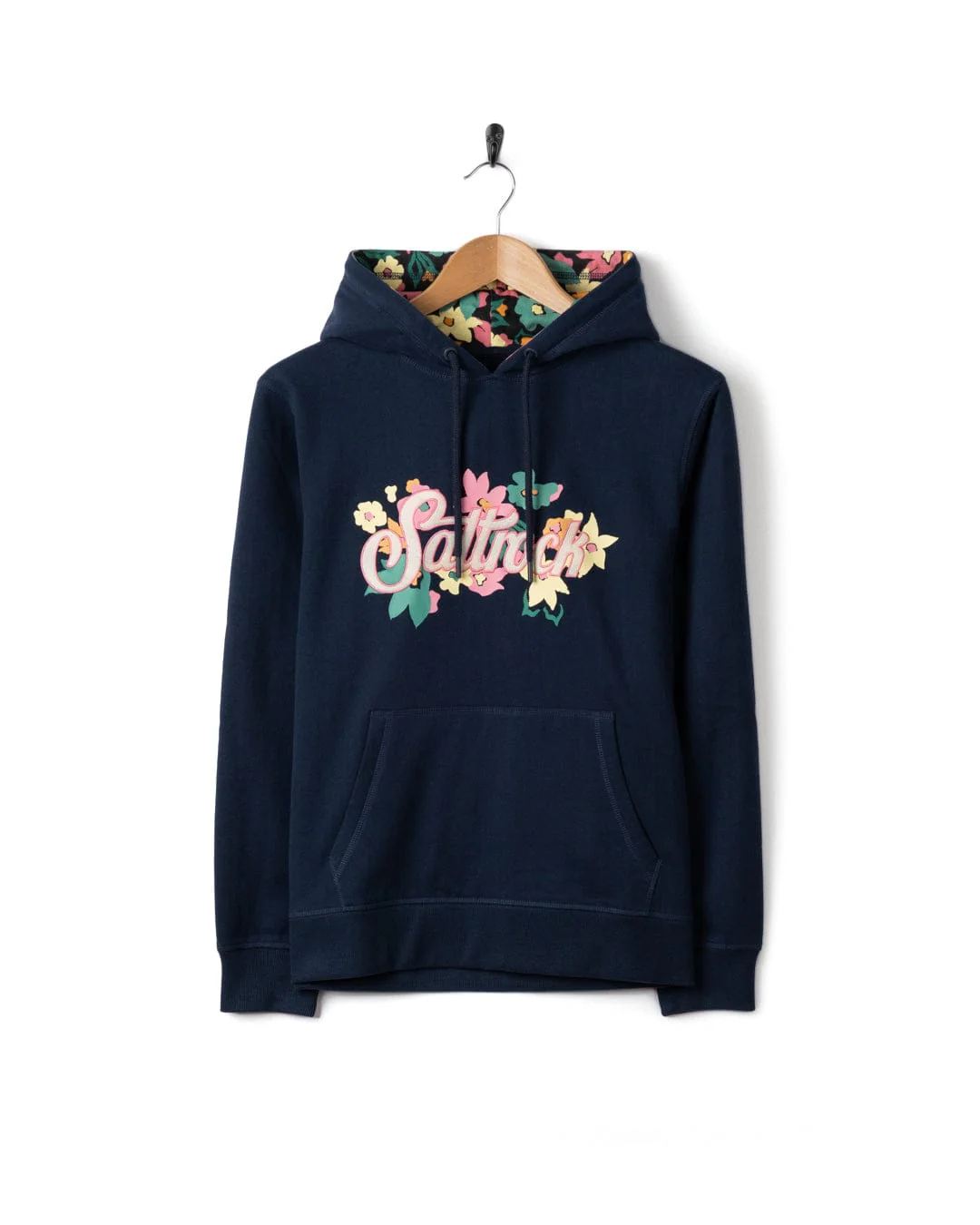 Trader Daze  -  Womens Pop Hoodie - Blue - Image 2