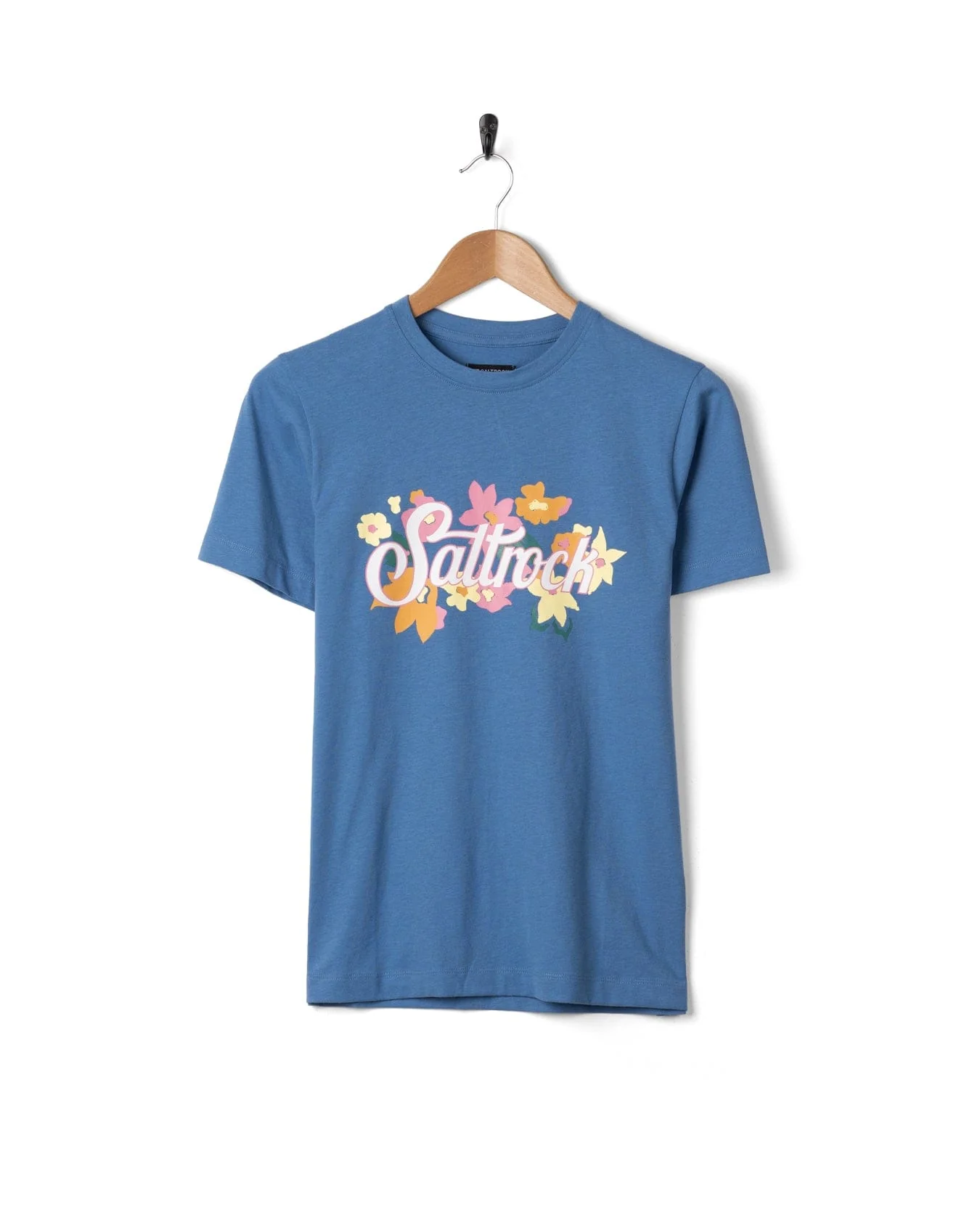 Trader Daze - Womens Short Sleeve T-Shirt - Bright Blue - Image 4
