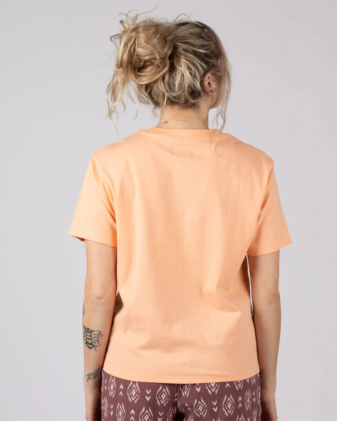 Trader Daze - Womens Boxy Short Sleeve T-Shirt - Orange - Image 3