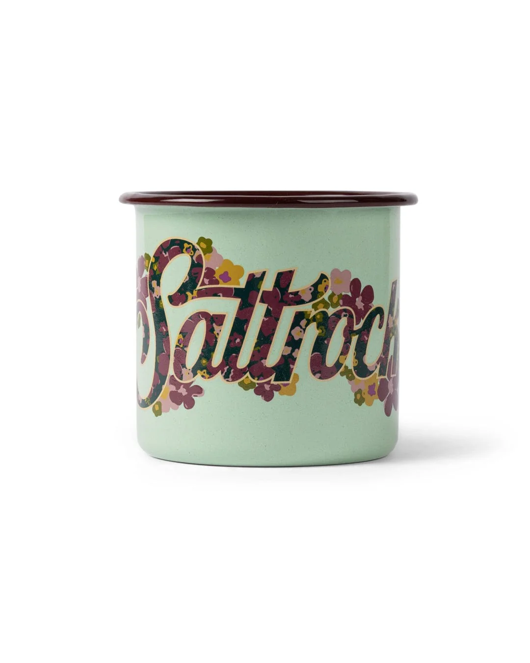 Trader Ditsy - Enamel Mug - Light Green - Image 2