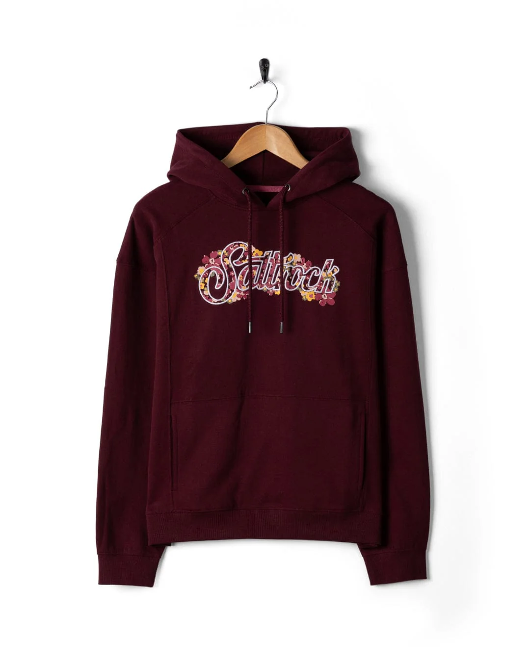 Trader Ditsy - Womens Pop Hoodie - Dark Purple - Image 5