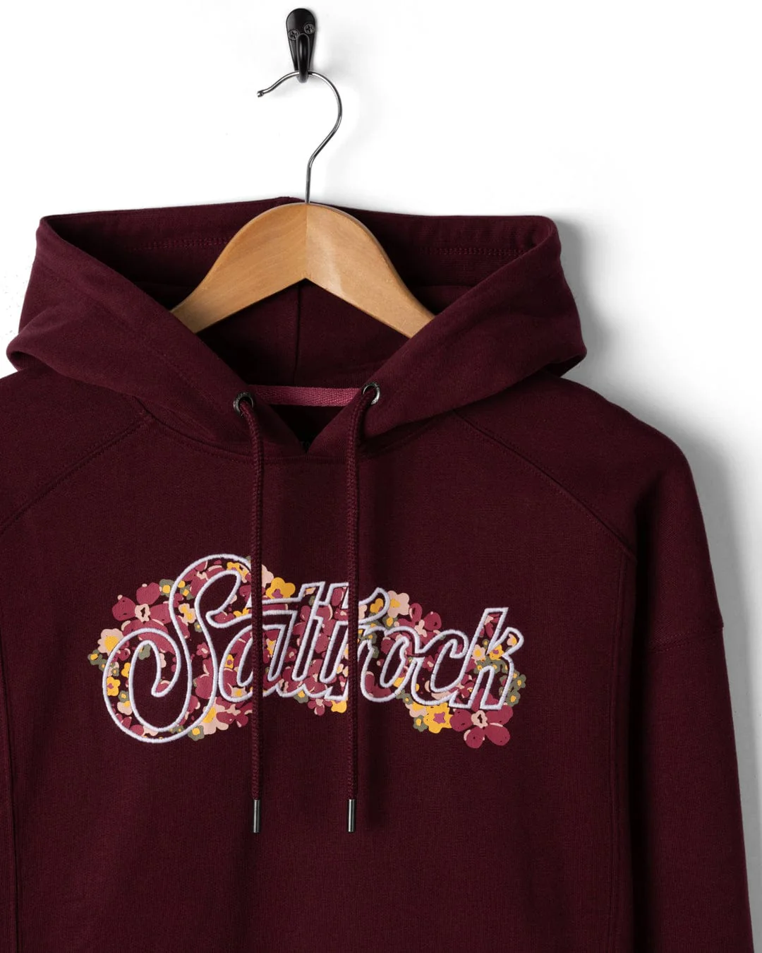 Trader Ditsy - Womens Pop Hoodie - Dark Purple - Image 6