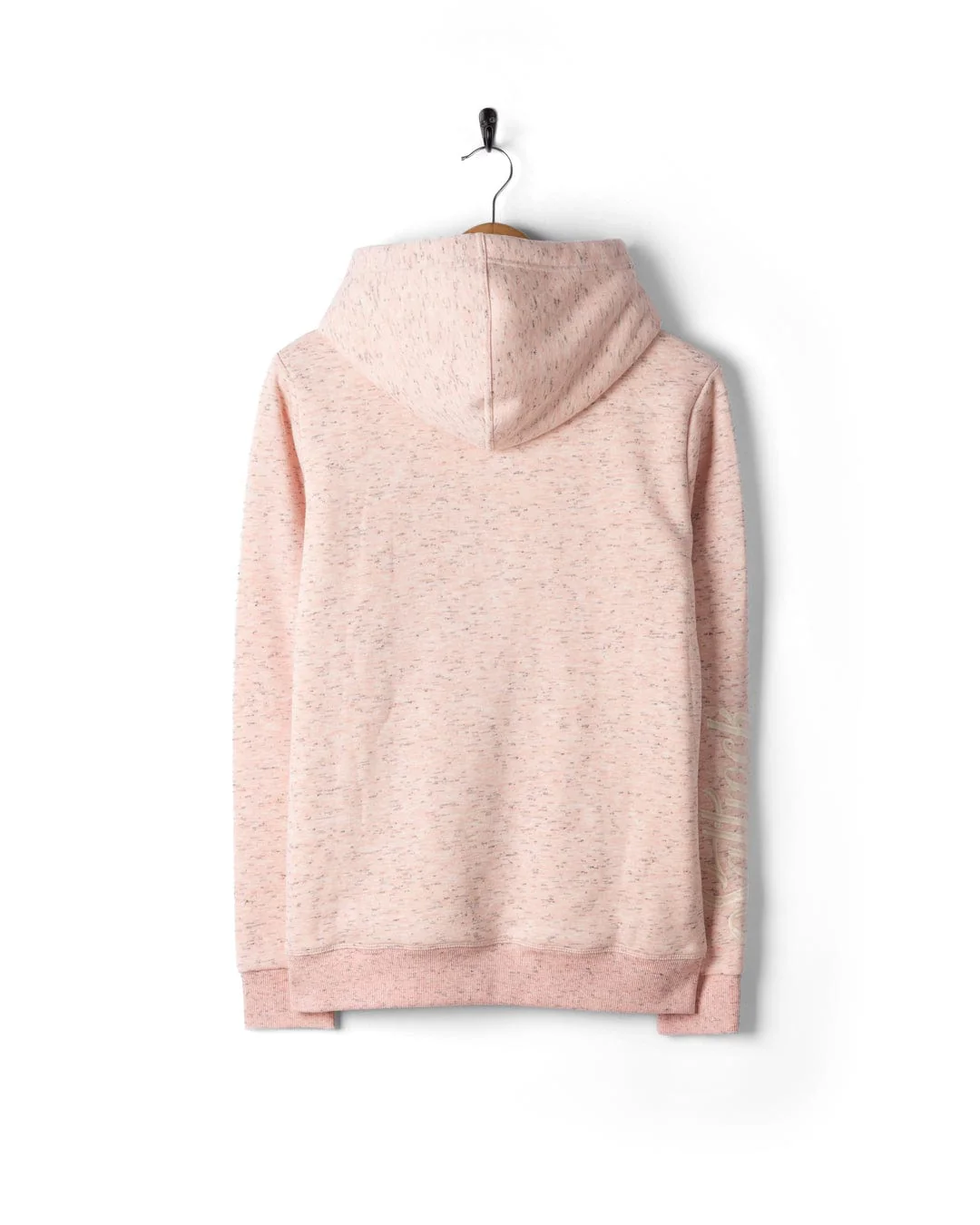 Trader Sleeve - Womens Borg Lined Hoodie - Light Pink - Image 6
