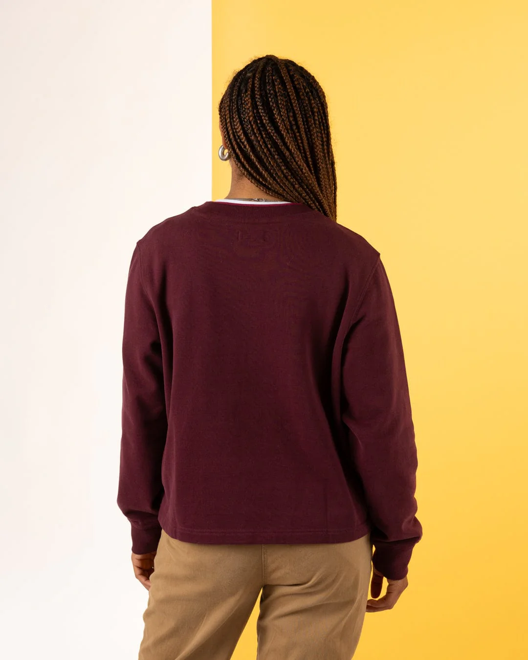Trader - Womens Sweat Shirt - Purple - Image 4