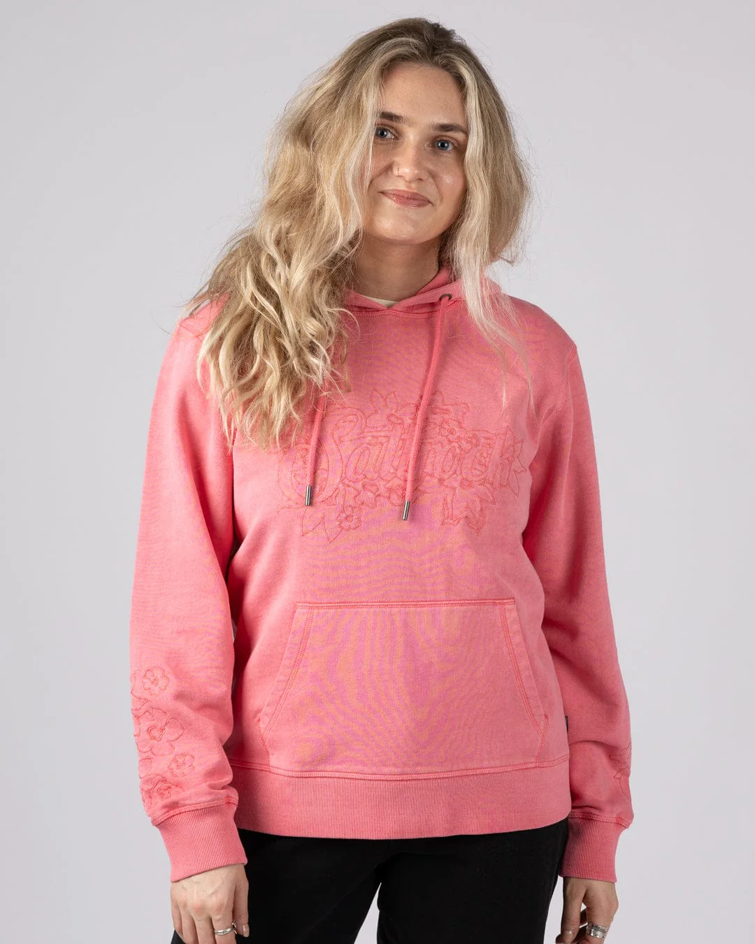 Trader Tonal - Womens Pop Hoodie - Bright Pink - Image 7