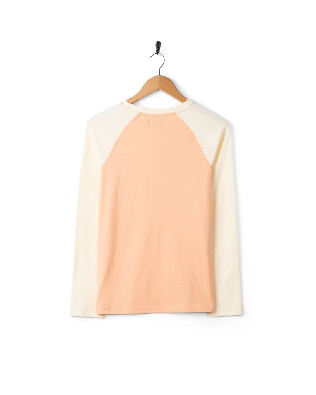 Trader Triple - Womens Long Sleeve Raglan T-Shirt - Pink - Image 6