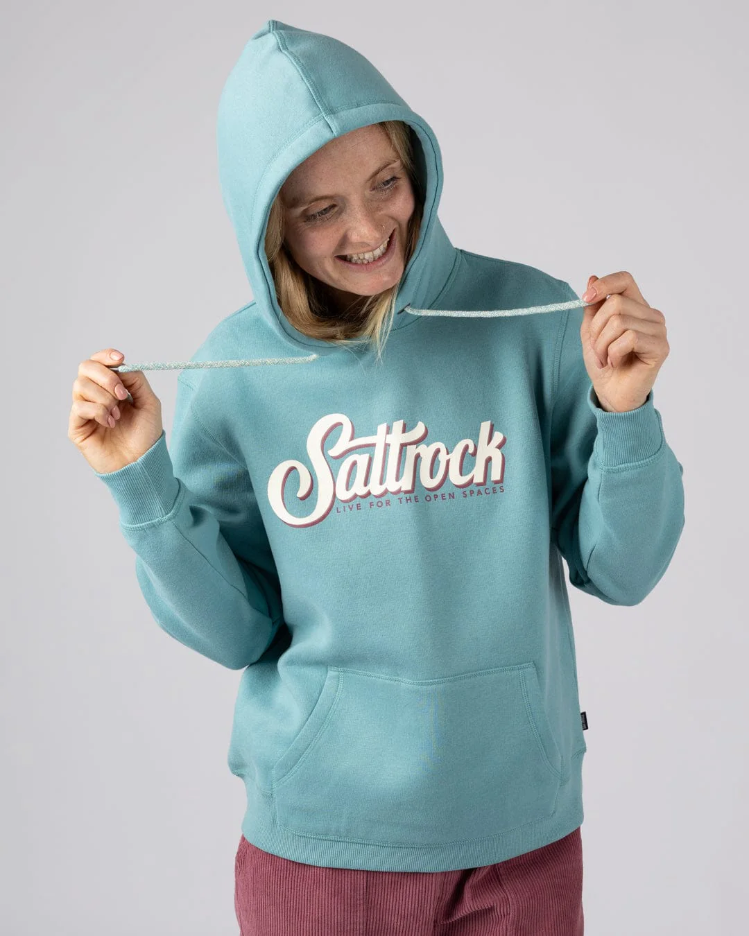 Trader Triple - Womens Pop Hoodie - Blue - Image 6