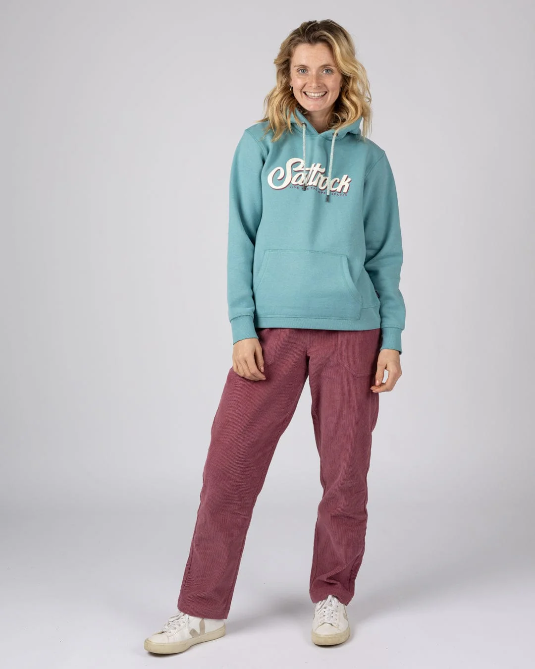 Trader Triple - Womens Pop Hoodie - Blue - Image 8