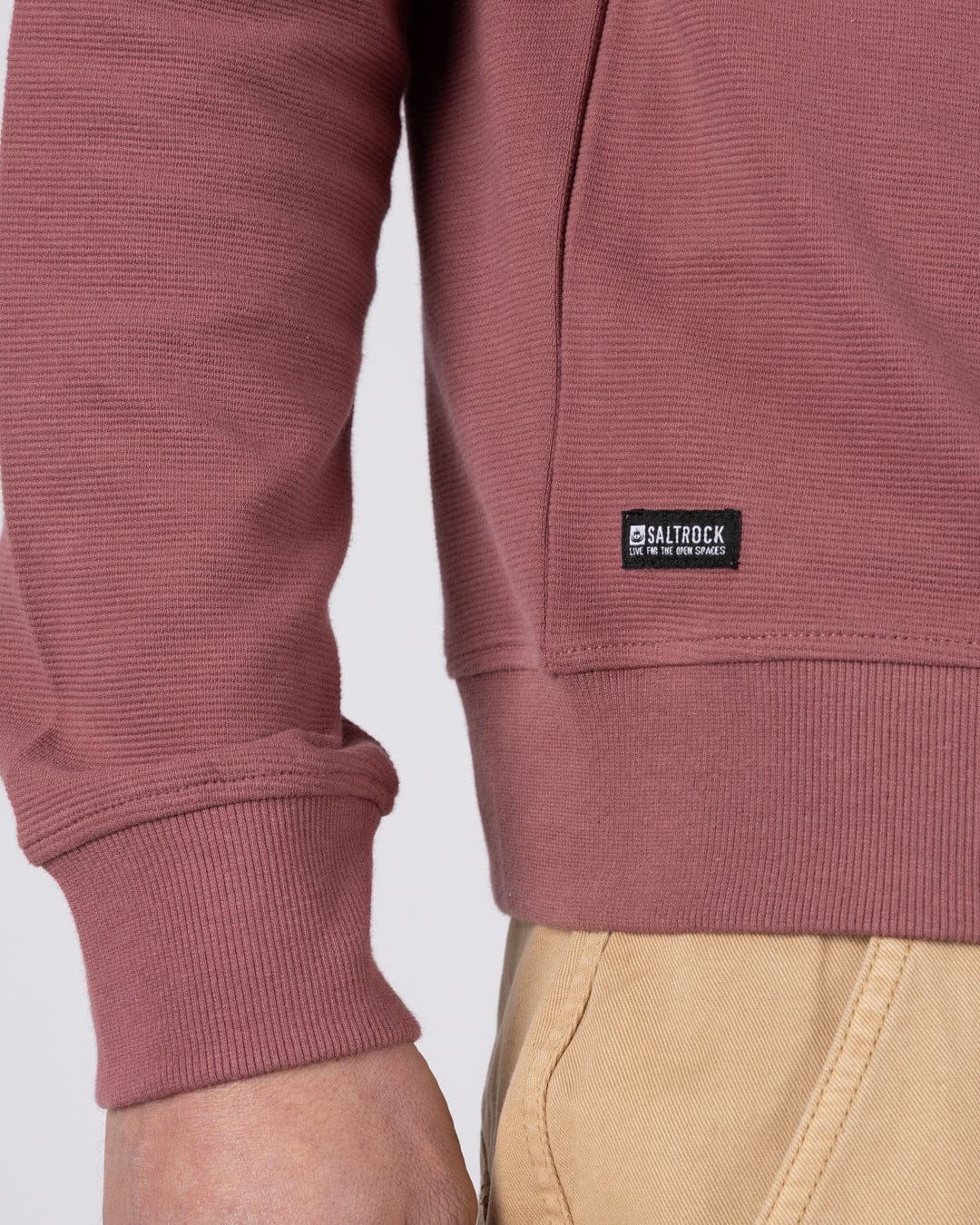 Trail Badge  - Mens Sweatshirt - Dark Pink - Image 7