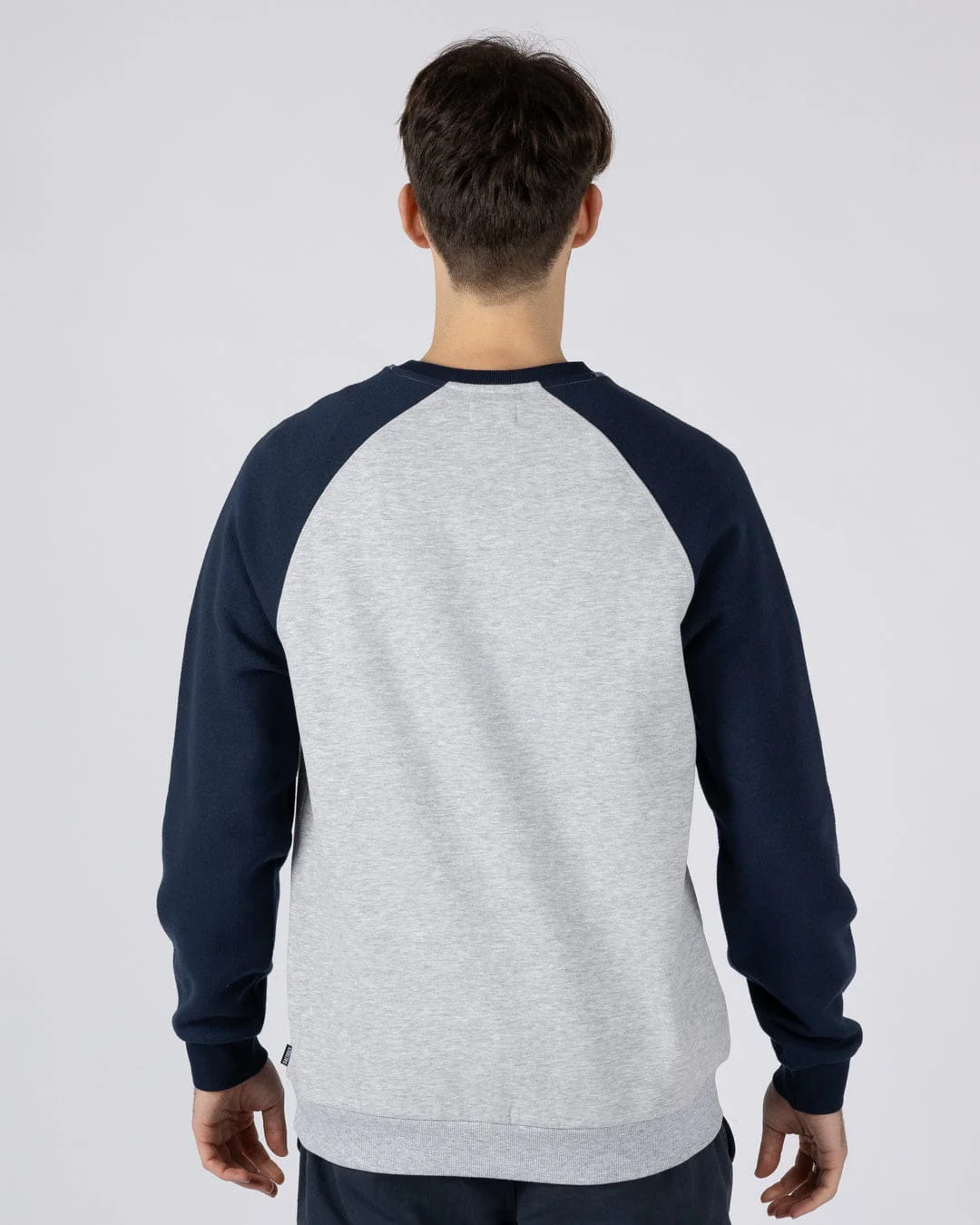 Trail Bus - Mens Raglan Sweatshirt - Grey - Image 4