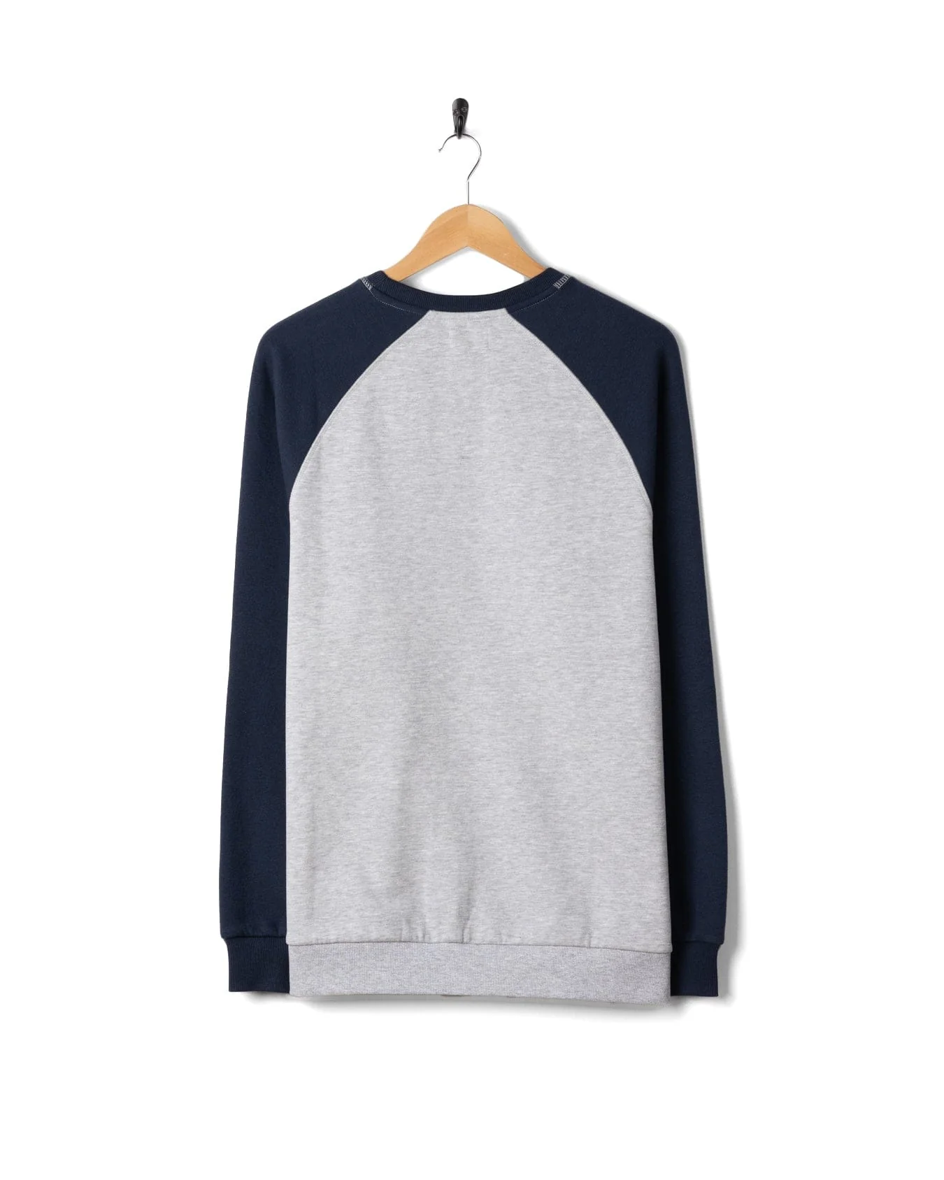 Trail Bus - Mens Raglan Sweatshirt - Grey - Image 5
