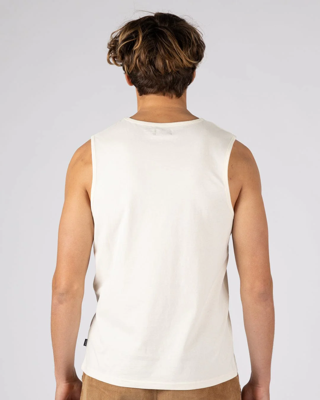 Trail Bus - Mens Vest - Cream - Image 3