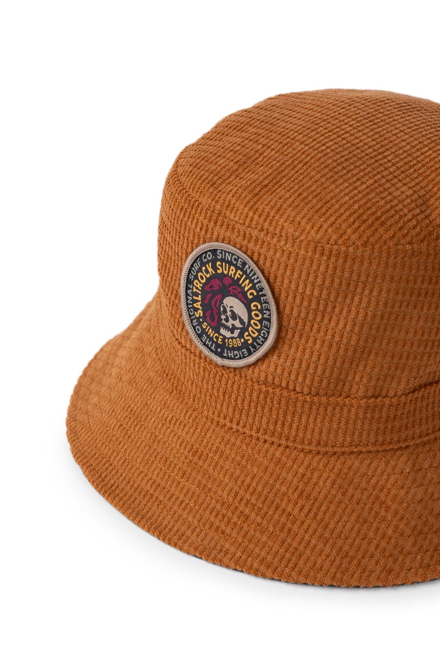 Trail - Cord Square Bucket Hat - Orange - Image 2