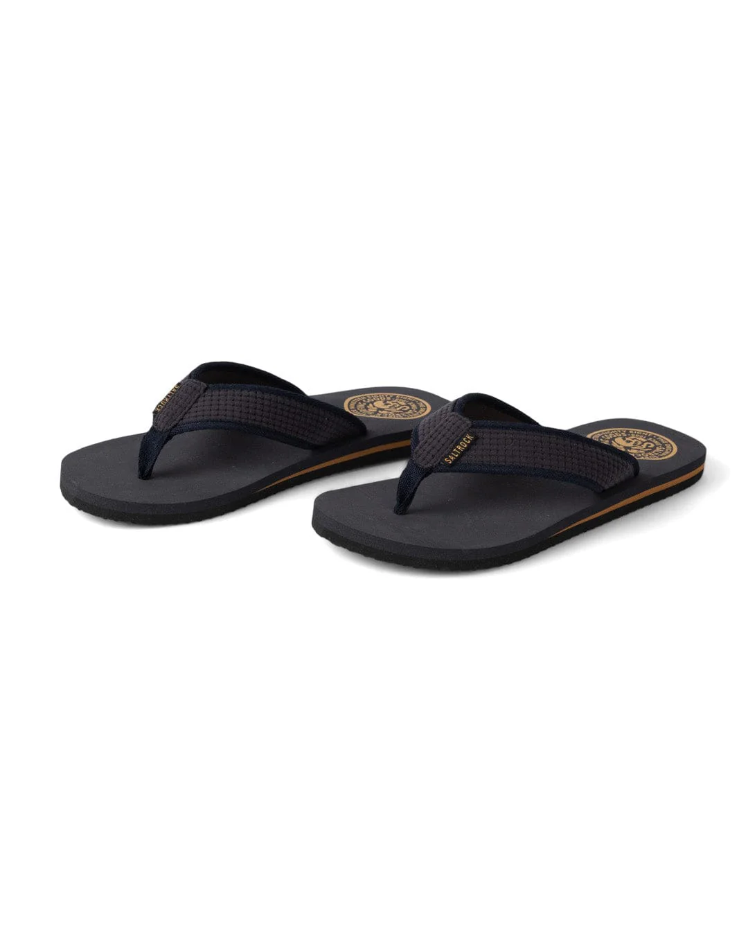Trail Lines - Mens Flip Flops - Grey - Image 3