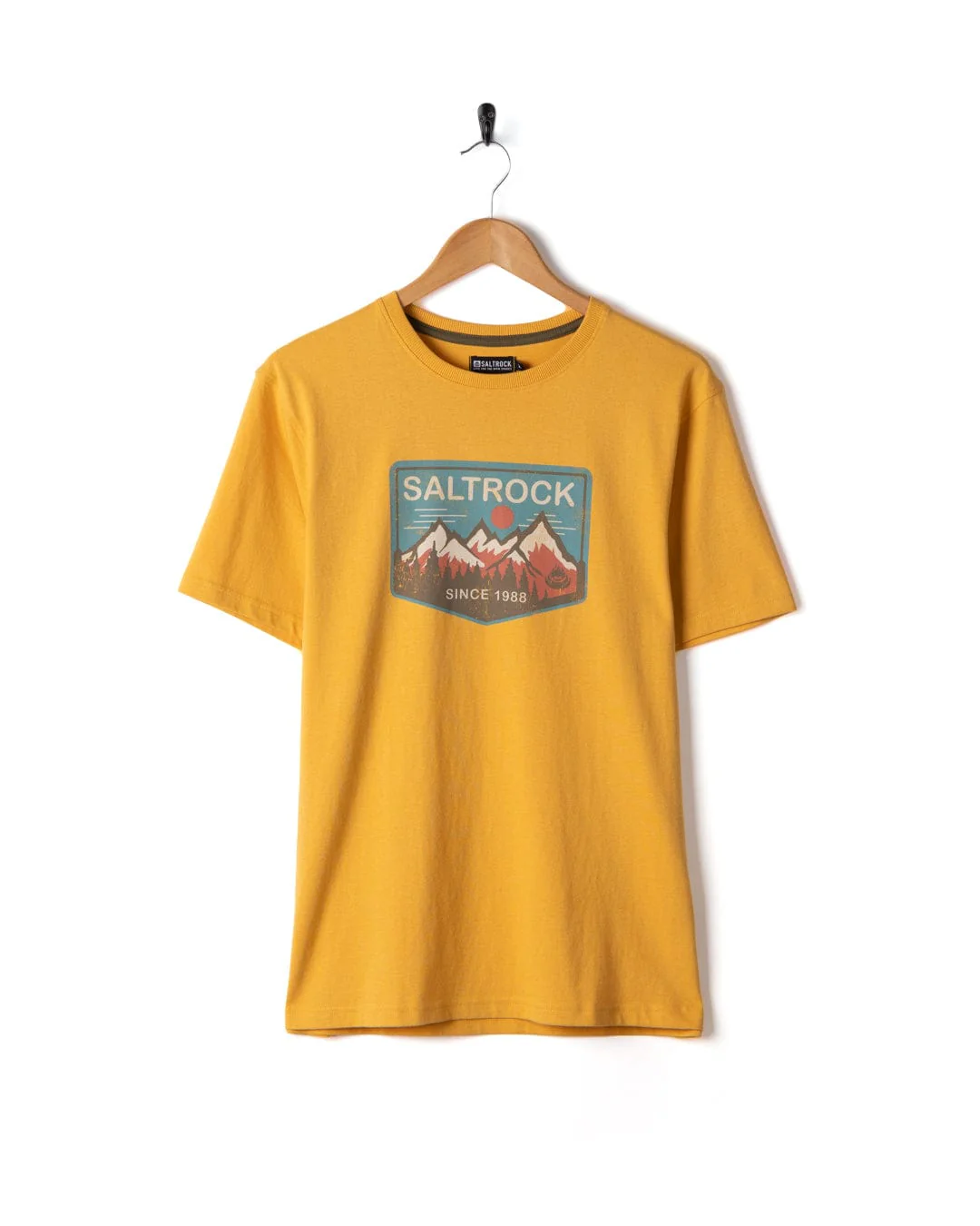 Uplands - Mens Short Sleeve T-Shirt - Yellow - Image 7