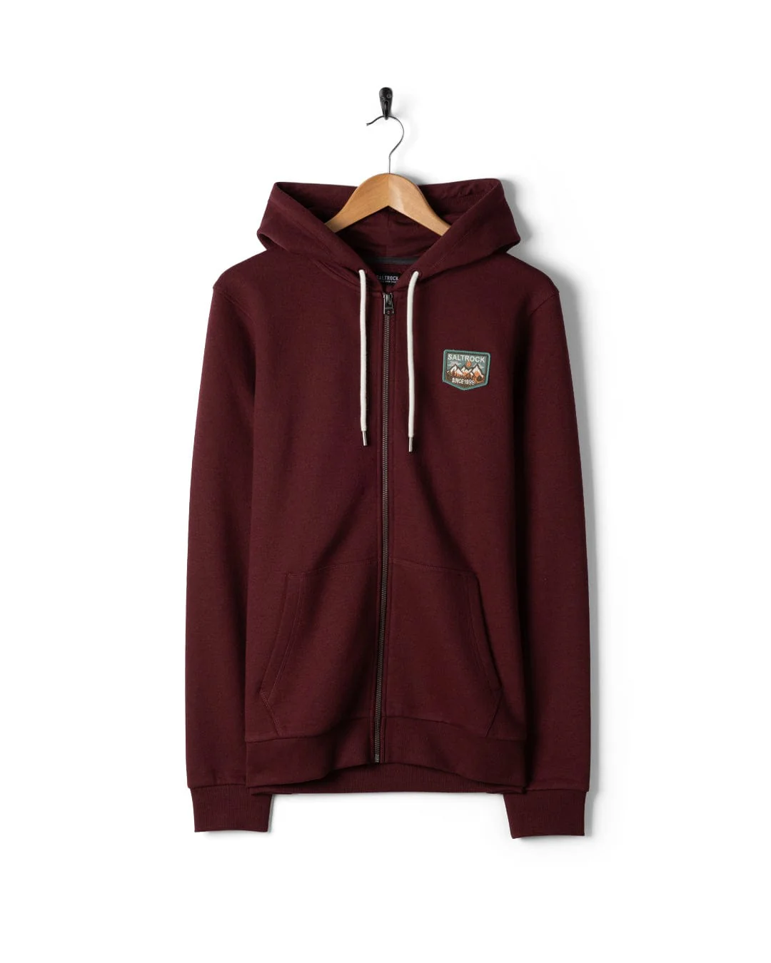 Uplands - Mens Zip Hoodie - Purple - Image 4