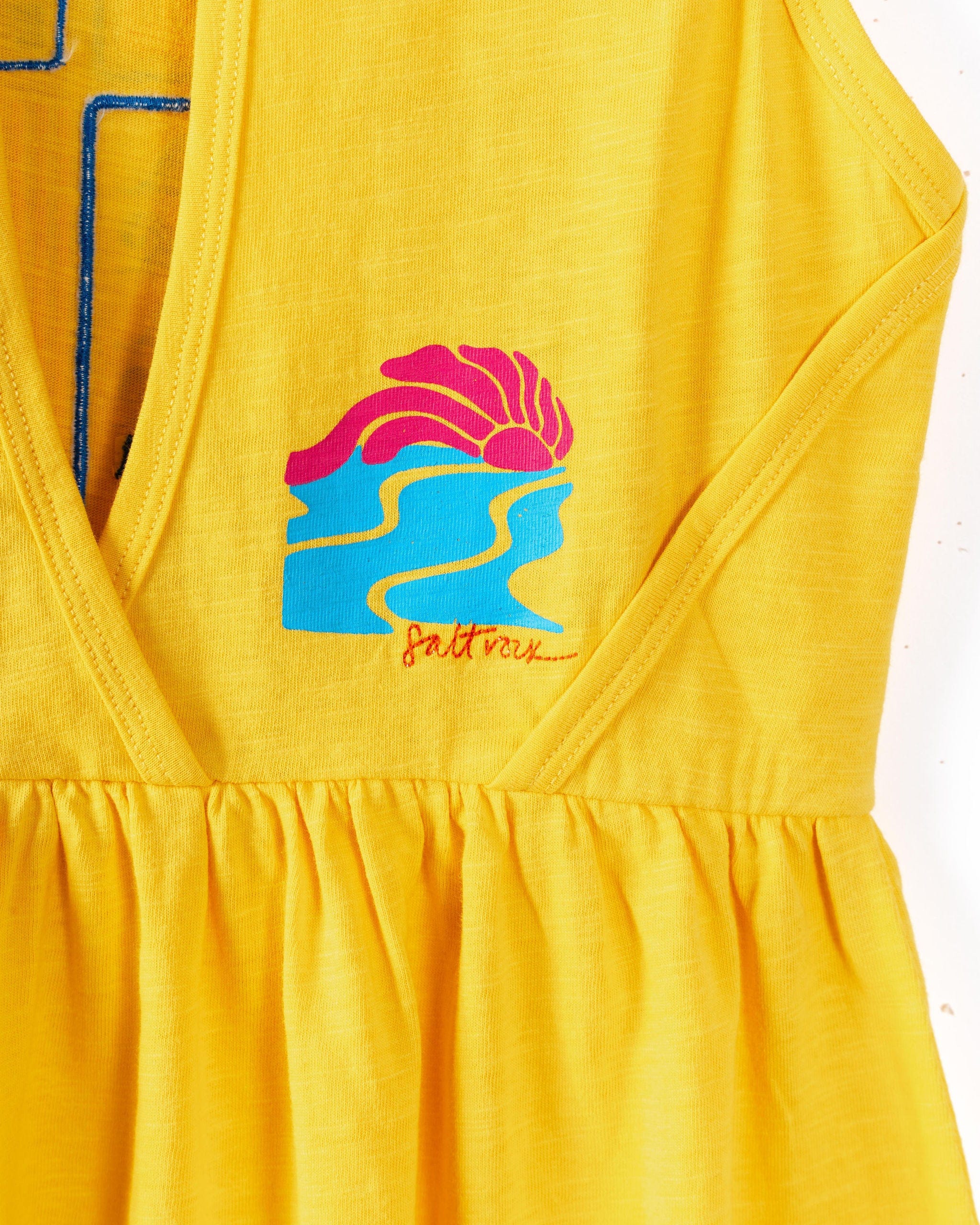 Vacay - Kids Dress - Yellow - Image 10