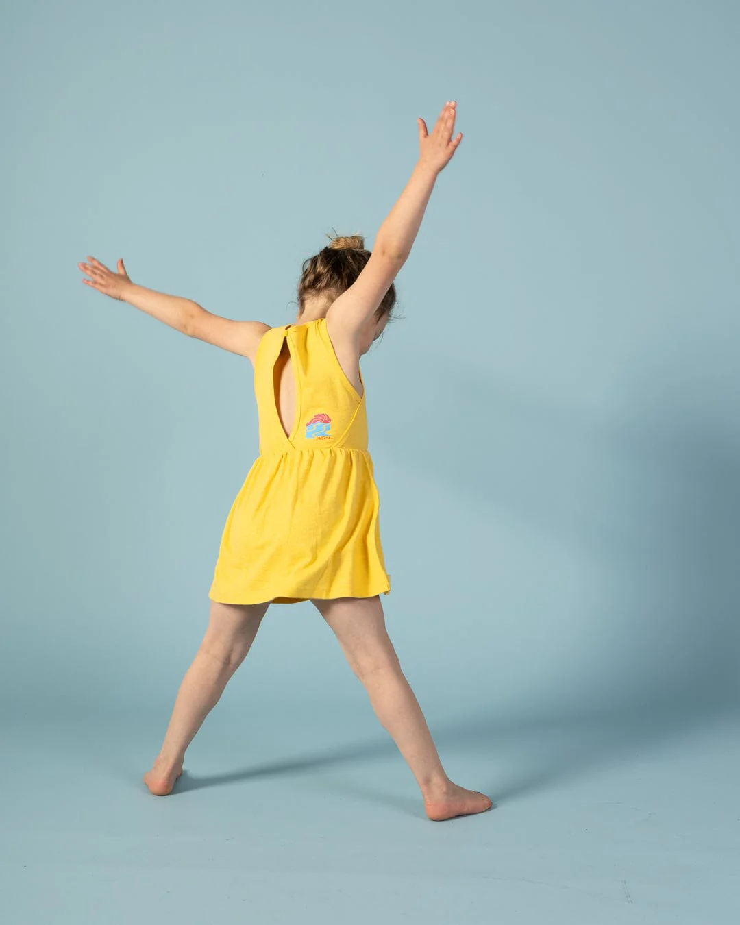 Vacay - Kids Dress - Yellow - Image 4