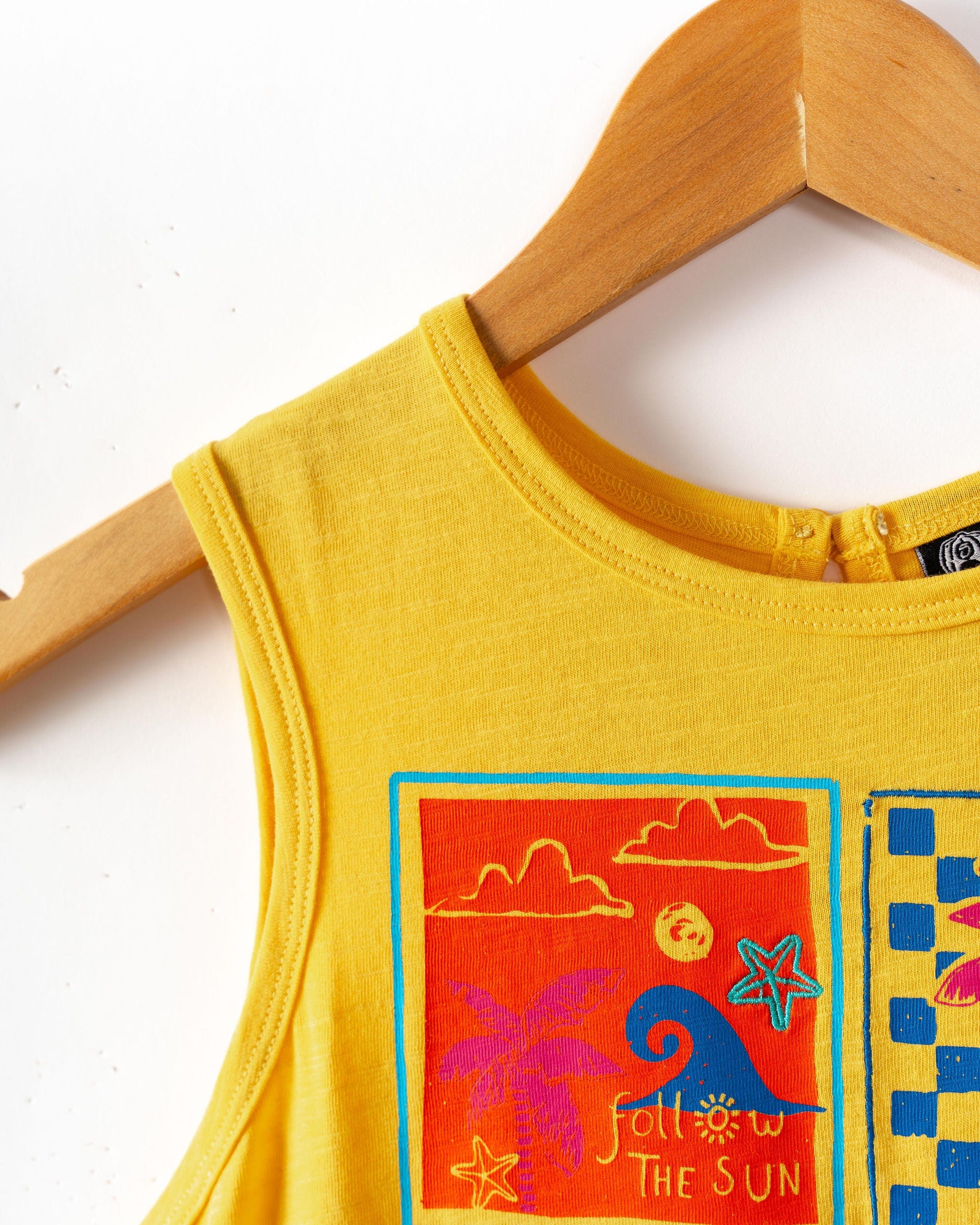 Vacay - Kids Dress - Yellow - Image 6