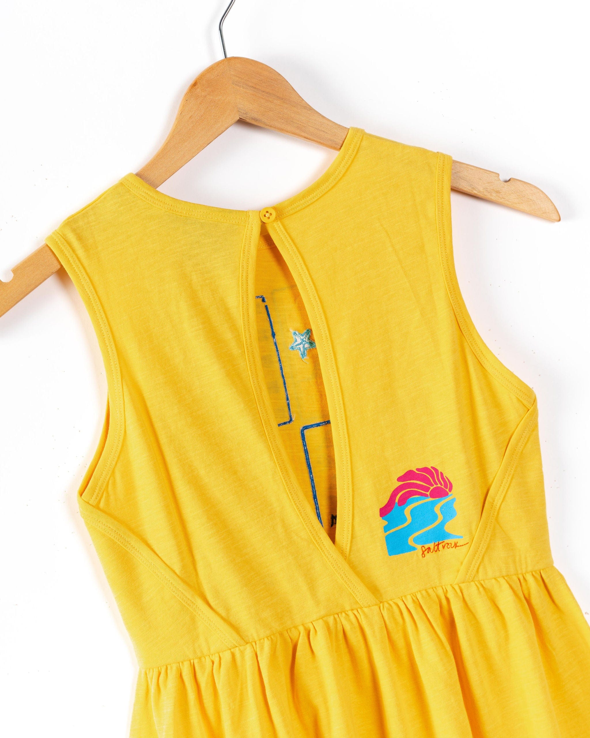 Vacay - Kids Dress - Yellow - Image 9