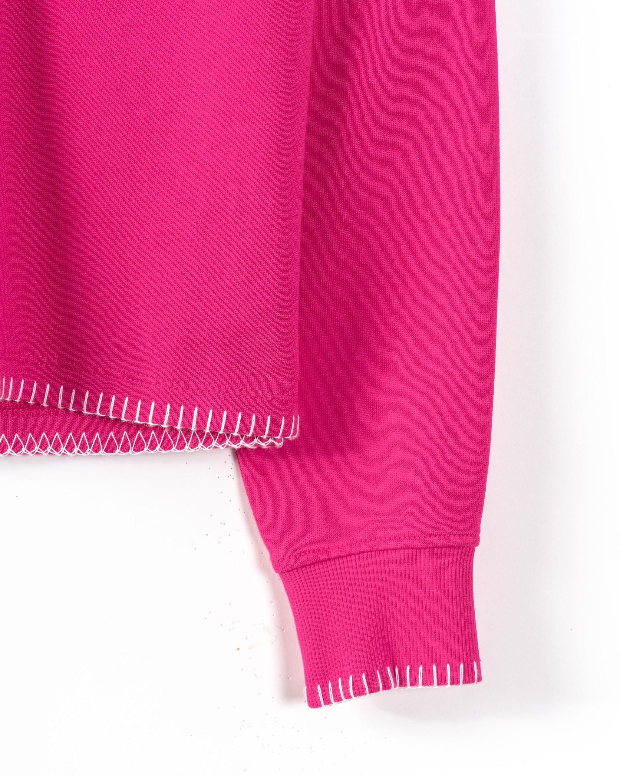 Vacay - Kids Cropped Pop Hoodie - Pink - Image 9
