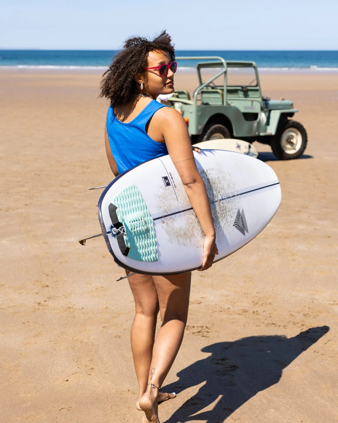 Vacay - Womens Vest - Blue - Image 7
