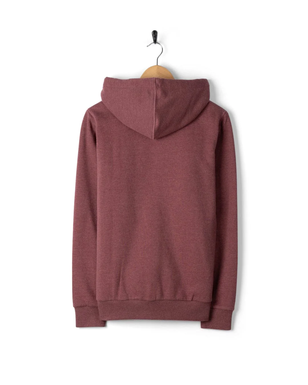 Velator - Womens Borg Lined Hoodie - Burgundy - Image 4