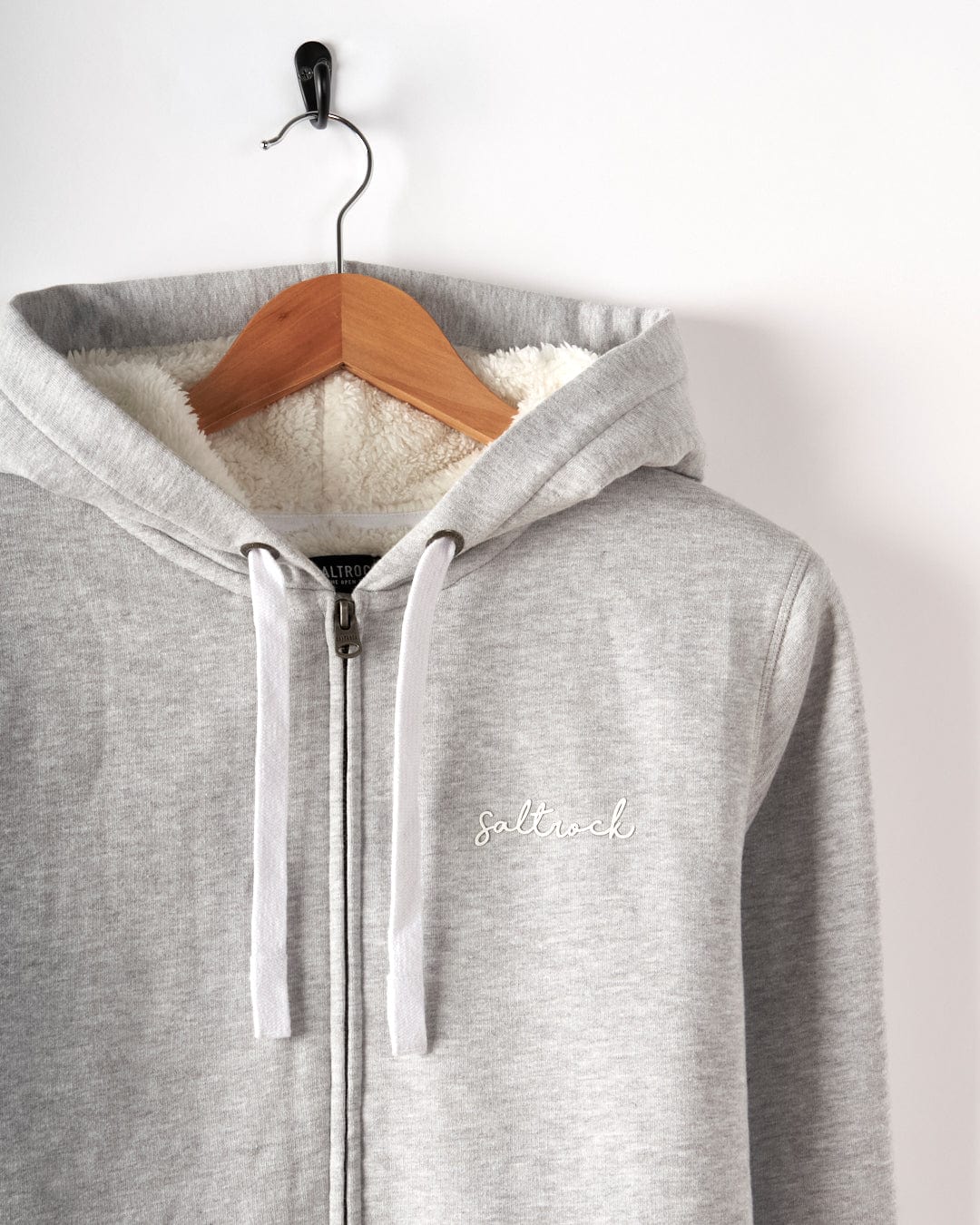 Velator - Womens Borg Lined Hoodie - Grey - Image 9