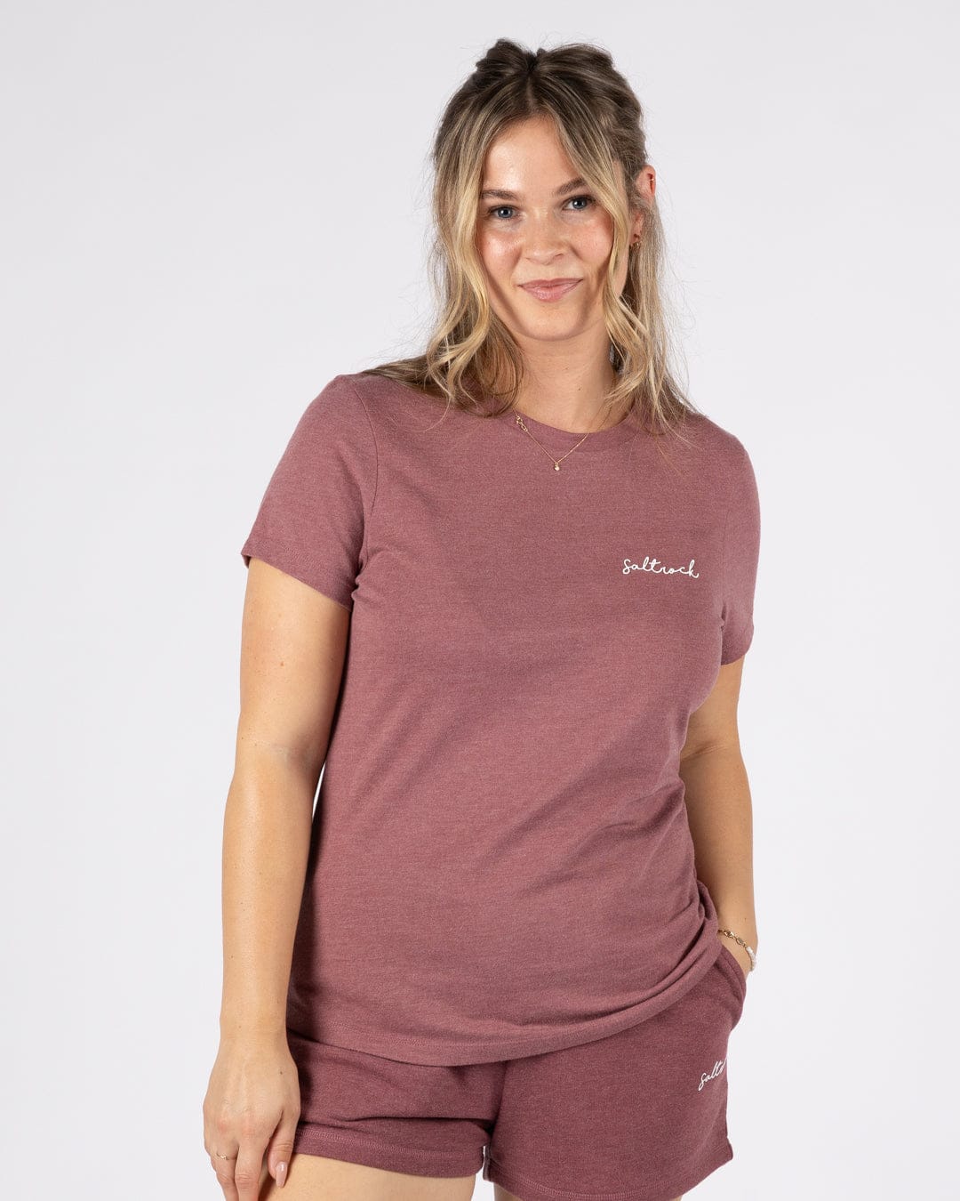 Velator - Womens Short Sleeve T-Shirt - Burgundy - Image 2