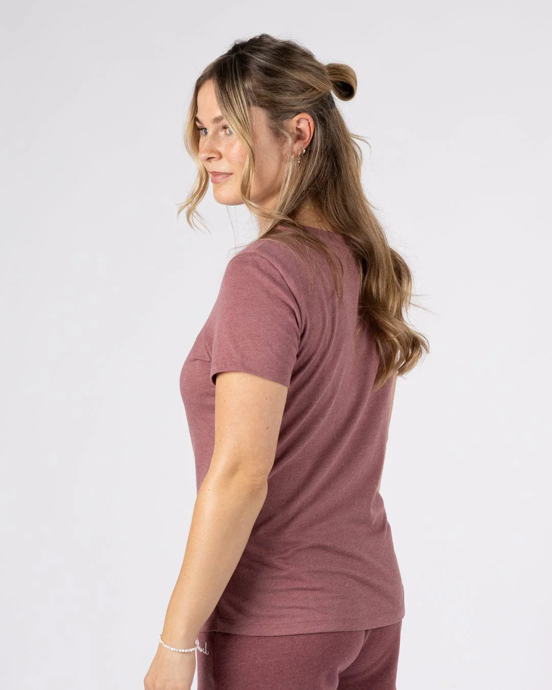 Velator - Womens Short Sleeve T-Shirt - Burgundy - Image 7