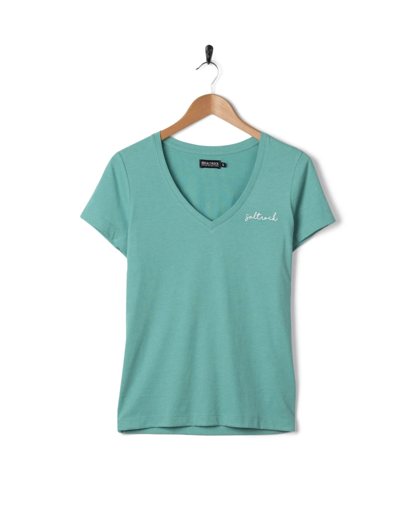 Velator - Womens Short Sleeve V-Neck T-Shirt - Blue - Image 4