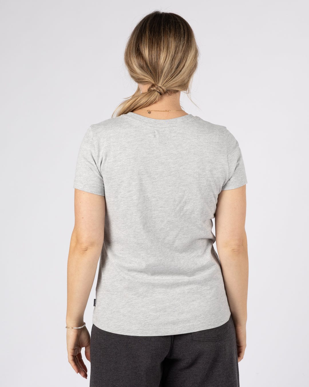 Velator - Womens Short Sleeve T-Shirt - Grey Marl - Image 3