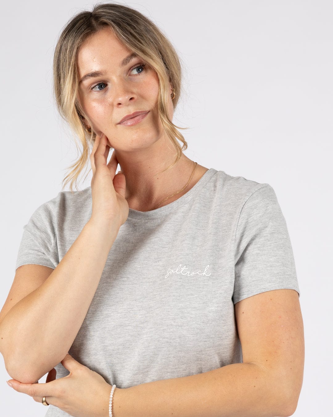 Velator - Womens Short Sleeve T-Shirt - Grey Marl - Image 4
