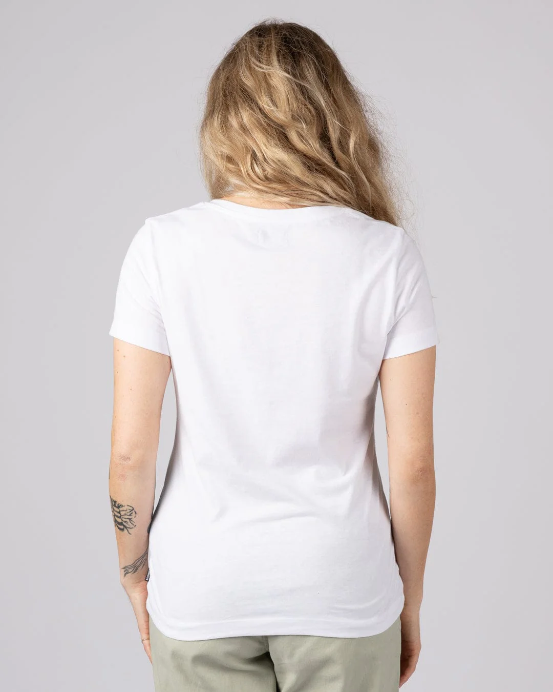 Velator - Womens Short Sleeve V-Neck T-Shirt - White - Image 3