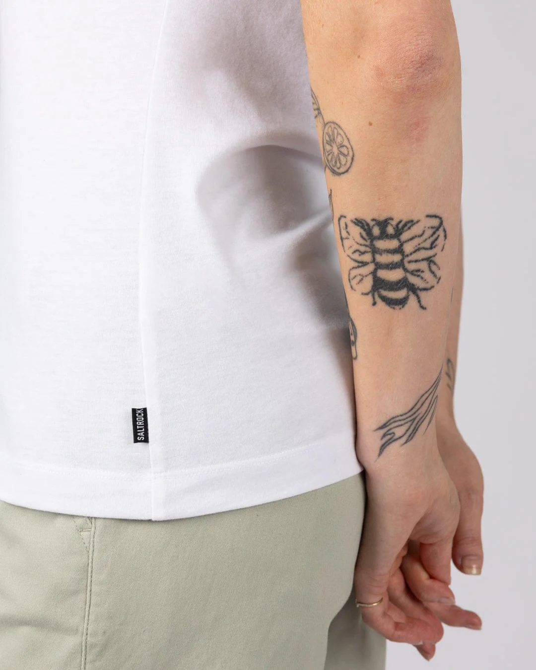 Velator - Womens Short Sleeve V-Neck T-Shirt - White - Image 5